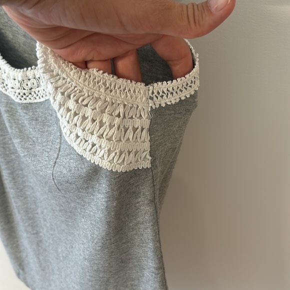 J. Crew lace accented tank top - Picture 6 of 9